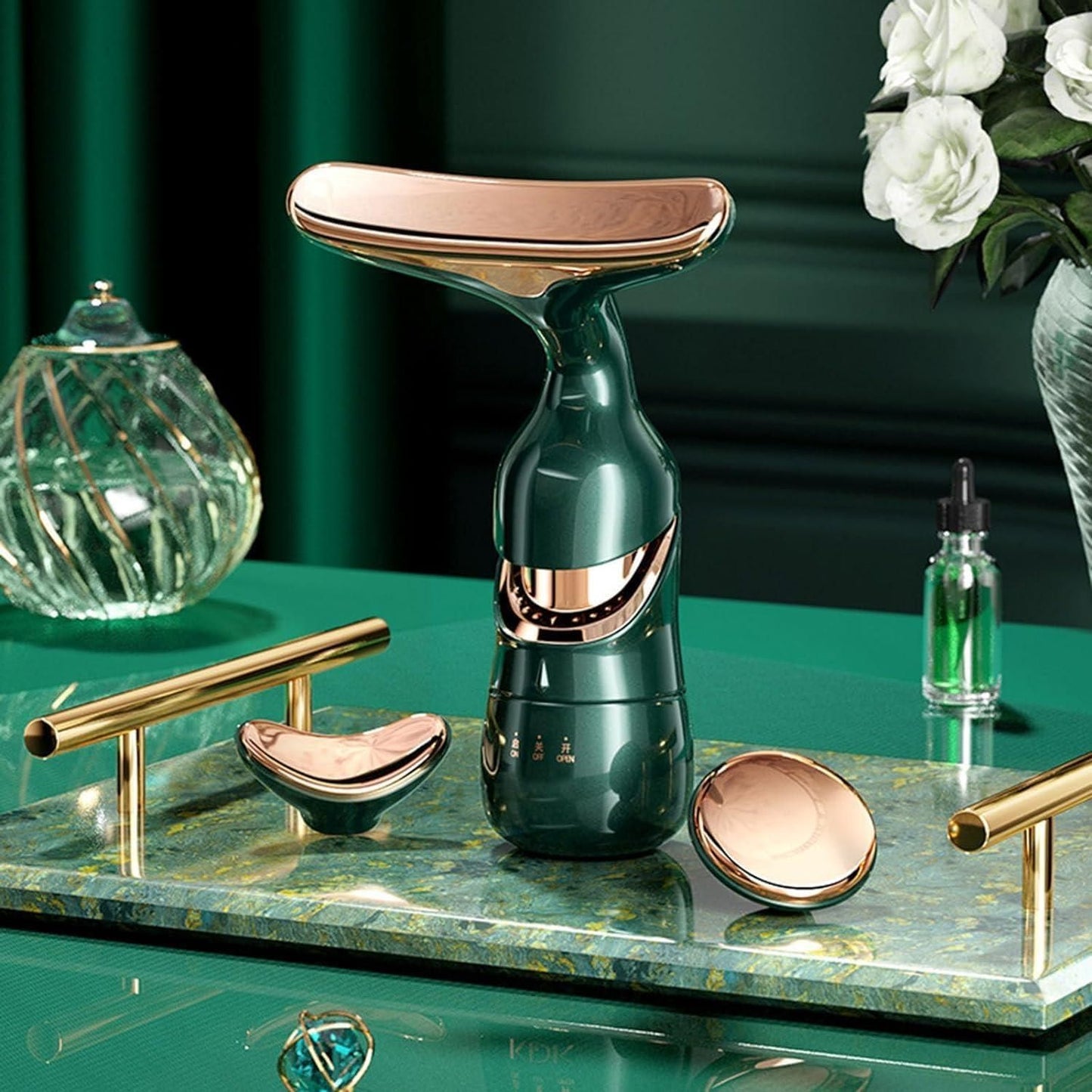 2 In 1 Anti Wrinkles Facial Massager For Skin Care